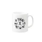 Monochrome_or_Colorfulの好きなものこそ上手 Mug :right side of the handle