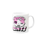 ムラサキゲジゲジのオンラインショップの16性格タコちゃんず ENTJ Mug :right side of the handle