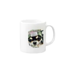 我が家の愛犬の癒しの愛犬 Mug :right side of the handle