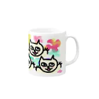 mimi☆のねこちゃん！ Mug :right side of the handle