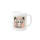 ゆうちゃんNFTいいねの耳長フェネックちゃん21 Mug :right side of the handle