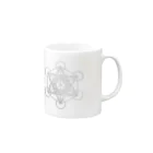 TridiacWaveのメタルメタトロンキューブ Mug :right side of the handle