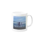 shibazakuraの夏の海　happinessシリーズ Mug :right side of the handle