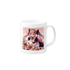 kei-1818のお菓子作りのメイドさん Mug :right side of the handle