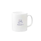 mebaeeの照れちゃうねこ Mug :right side of the handle