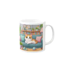 yos-1292583のねこニコばん Mug :right side of the handle