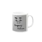 濱マイクロのEmagency Action Mug :right side of the handle