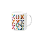 Chi3のxxxxxxxx カラフル・クロス：多様性の融合 Mug :right side of the handle