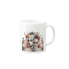 Unique Existenceのhorde of flowers Mug :right side of the handle