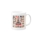 Unique Existenceのall about paris Mug :right side of the handle