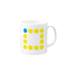 〇△□のお店のシンプルドットデザインシリーズ12 Mug :right side of the handle