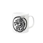 Ａ’ｚｗｏｒｋＳのドラゴンの紋章 Mug :right side of the handle