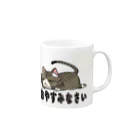 猫との風景のおやすみなさい_キジトラ Mug :right side of the handle