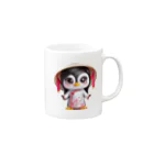 JUPITERのペンギンのDebiさん Mug :right side of the handle