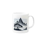 Qten369の甲賀の里 Mug :right side of the handle