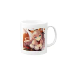 kuon3のきつね娘 Mug :right side of the handle