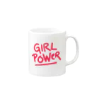 あい・まい・みぃのGirl Power-女性の力、女性の権力を意味する言葉 マグカップの取っ手の右面