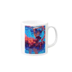 AQUAMETAVERSEの海の中の美ボディ　ラフルール　1859 Mug :right side of the handle