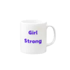 あい・まい・みぃのGirl Strong-強い女性を表す言葉 Mug :right side of the handle