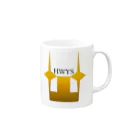 Laksmī-fromHWYSのHWYS株式会社の公式アパレル&ラグジュアリーブランドが登場！ Mug :right side of the handle