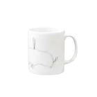 y.tanakaの剣犬（けんいぬ） Mug :right side of the handle