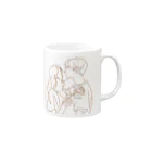 やさしい時間の優しいキス Mug :right side of the handle