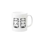 ゆるねこshopのお腹のでてる猫9 Mug :right side of the handle