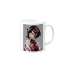 PiNK+18COMiCSの花魁_00001 Mug :right side of the handle