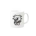 kumainchouの熱唱　くま Mug :right side of the handle