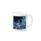 pure_soobinの夜空の天使 Mug :right side of the handle