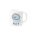 funny puppyのひょう Mug :right side of the handle