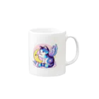 Lira-0011のLira可愛ネコシリーズ Mug :right side of the handle