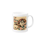 猫LOVE items Noahの猫LOVE items 鯖虎かくれんぼ Mug :right side of the handle