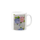 yurisacinの紫陽花 Mug :right side of the handle