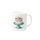 カノンとアヤネの可愛いケーキちゃん Mug :right side of the handle