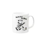 さややん。のお店のビールも音楽も大事大事 Mug :right side of the handle