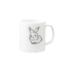 yuki_mayのKIDS RABBIT_1 マグカップの取っ手の右面