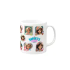 Mellow-SkyのSweets love girl〜ステッカーデザイン〜 Mug :right side of the handle