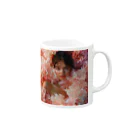 AQUAMETAVERSEのフェイスアート　Tomoe bb 2712 Mug :right side of the handle