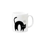 はる_社務所の黒猫５ Mug :right side of the handle