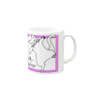 ONPu.ARTのCats ＆ Window Mug :right side of the handle