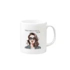 kanasarinoの大人かわいい女性パート5 Mug :right side of the handle