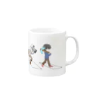 けいぽんのオフィシャルグッズストアのけいぽんクラフト マグカップ（Abbey Road風） Mug :right side of the handle