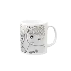 りきのはるかの絵 Mug :right side of the handle