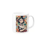 ai_dailylifeの女の子 Mug :right side of the handle