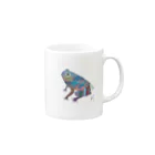 きらりのカエル Mug :right side of the handle