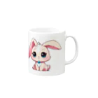 ちょっといいSHOPのちびアニマル（うさぎ） Mug :right side of the handle