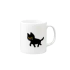 宇野のお店の黒猫ちゃん Mug :right side of the handle