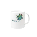 Mana Aの熱帯植物アガベ Mug :right side of the handle