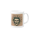 Koutan landの向日葵devil Mug :right side of the handle